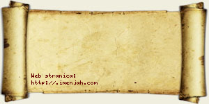 Nikolina Živković vizit kartica